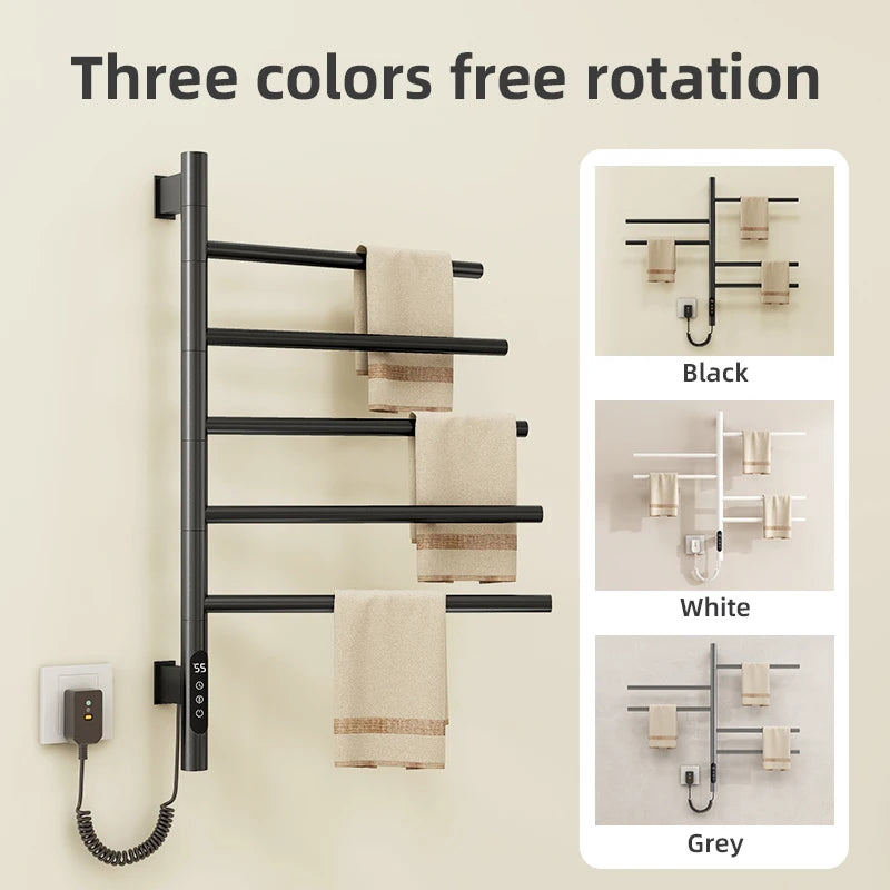 Towel Warmer Rotating Heated Towel Rack