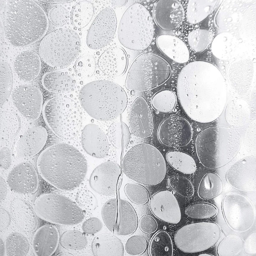 Pebble Shower Curtain Transparen